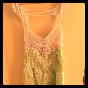 Free People green dress